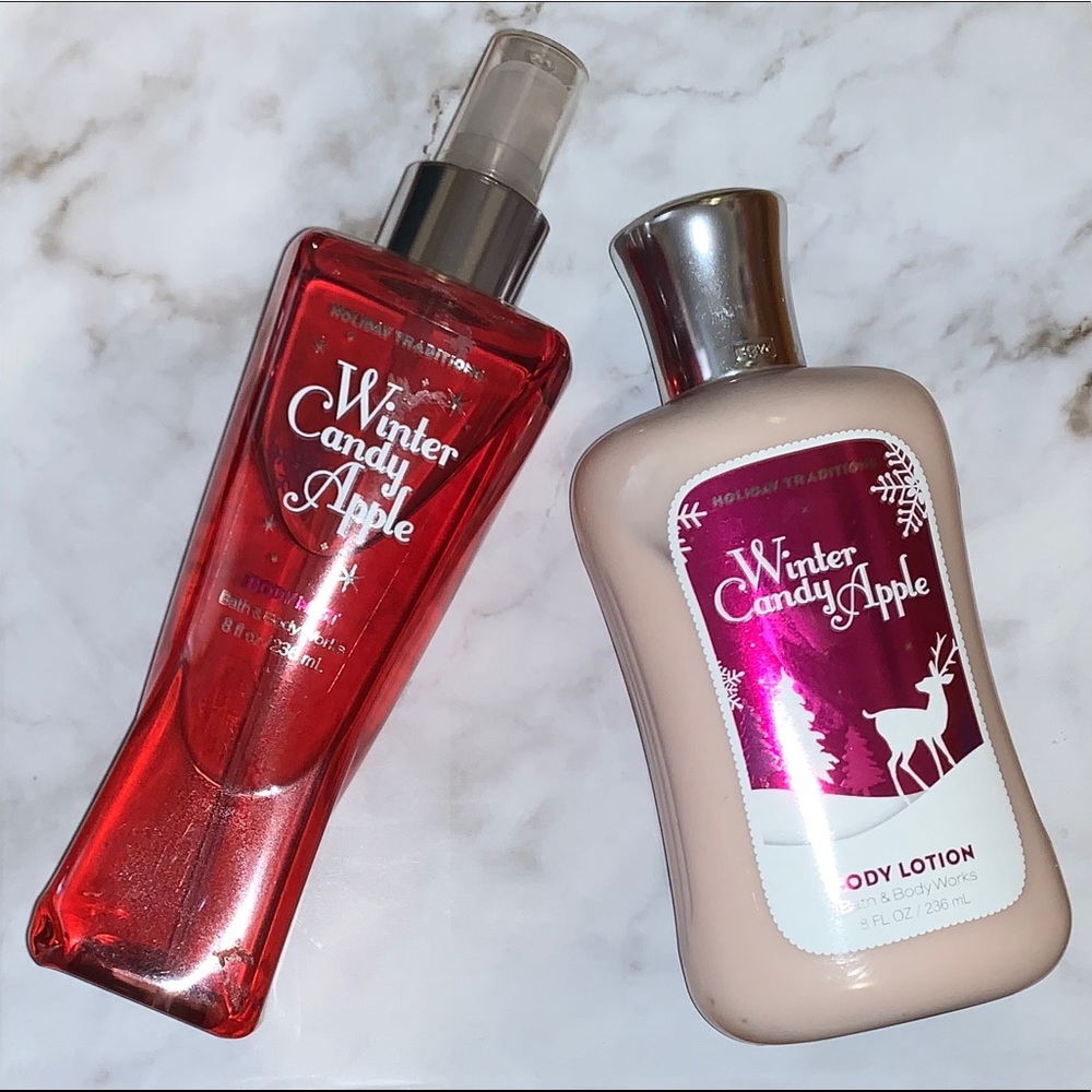 Bath Body Works Winter Candy Apple mist & lotion